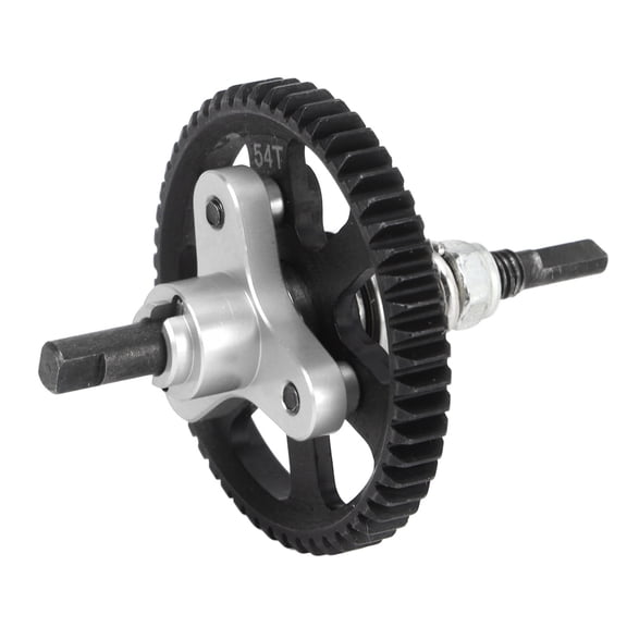 M Buder 54T Differential Slipper Clutch Replacement Gear Assembly. Aluminum Steel RC Parts for 1/10 Traxxas Slash 4x4, Stampede, Rustler & HuanQi 727. High Performance Racing Accessory Set, Silver