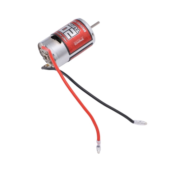 M Buder 550 RC Car Brushed Motor 14500RPM 20T D Shaft High Speed Motor with Stainless Steel Housing for RC Boat