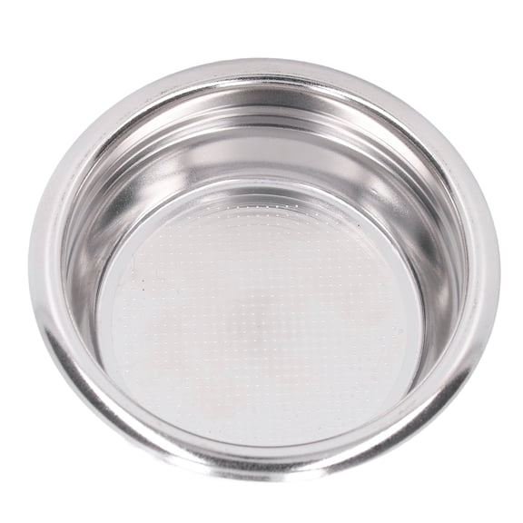 M Buder 58mm Stainless Steel Espresso Portafilter Filter Basket 2 Cup Porous Coffee Filter Bowl Refillable Coffee Machine Accessories, 2.3 inches / 5.8 cm