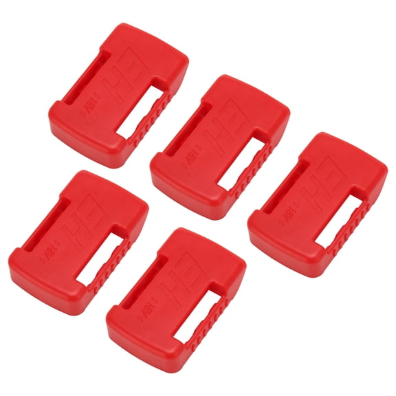M Buder 5PCS 18V Battery Holder Easy Installation Portable Durable Safe Lithium Battery Buckle Power Tool Battery Storage Rack Bracket Mount for EINHELL HANSCH Devices