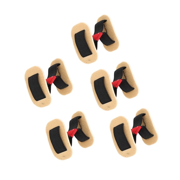 M Buder 5PCS Big Toe Stretchy Belt Bunion Straightener Splitting Valgus Corrector Foot Toe Training Separator Band for Bunion Relief and Toe Alignment (3.94 inches / 10 cm)