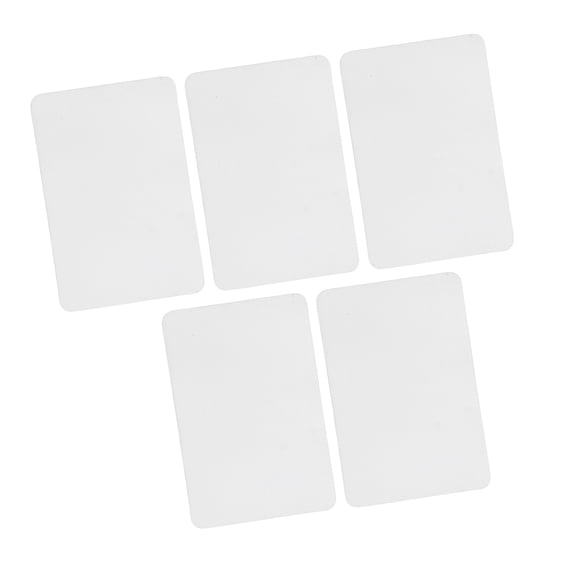 M Buder 5PCS Inflatable Boat Repair Patch PVC Waterproof Air Leakage Prevention Kayak Repair Patch Kit 5.91 inches / 15 cm White