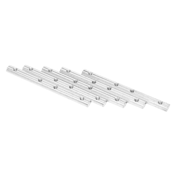 M Buder 5Pcs 20 Aluminium Profile Straight Connector Lengthen for CNC Machine Tool Standard Hardware Fastener 3.9 inches / 100 mm
