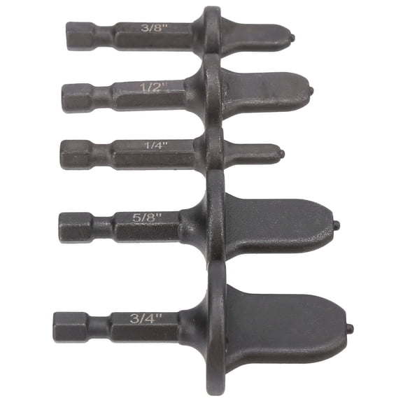 M Buder 5Pcs Tube Expander Set, Hex Handle Bearing Steel Air Conditioning Copper Pipe Extension Flaring Tool Kit for HVAC Repair, Includes 3/4, 5/8, 1/2, 3/8, 1/4 inch / 6.35-19mm Sizes