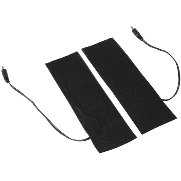 M Buder 5V USB Electric Heating Element Film Heater Pads for Warming Feet, Carbon Fiber, Black, 1 Pair