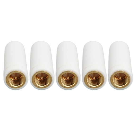 M Buder 5pcs 2.4GHz 3DBI SMA Internal Thread Inner Needle Waterproof WiFi Radio Antenna for Smart Home, Wireless Monitoring and Transmission Equipment, 1.97 inches / 5.0 cm, White