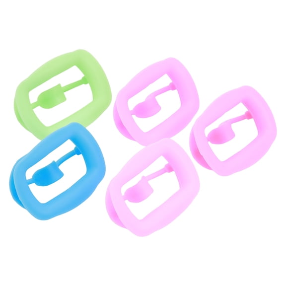 M Buder 5pcs Premium Silicone Cheek Retractor Soft Mouth Opener Reusable Intraoral Lip Retractor Essential Dental Care Tool And Fun Party Game Accessory, 5 Count Pack