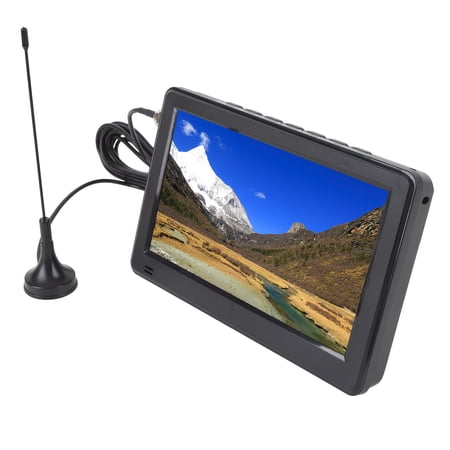 M Buder 6 Inch Portable TV Color TFT LED Screen, 1024x600 Display Pocket Digital Television with Remote Control for Camping Outdoor and Travel, 6 inches / 15.2 cm Compact Design, Model TV600