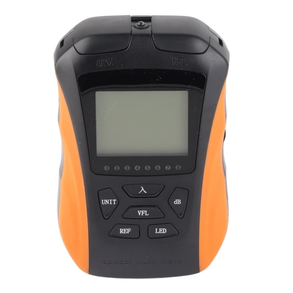M Buder 6-in-1 Handheld Optical Power Meter Fiber Network Cable Tester with Visual Fault Locator (15KM, -70~+10dBm) & RJ45 LAN Cable Tracker Length Measurement Tool, Built-in Battery