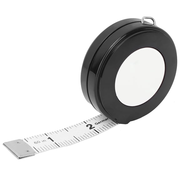 M Buder 60 Inches / 150 cm Soft Retractable Tape Measure Tailor Body Cloth Measuring Ruler for Sewing and Weight Loss Tracking, White