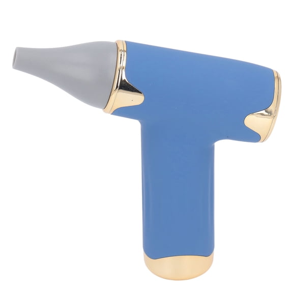 M Buder 60W Electric Pet Hair Dryer, High Speed 4-Level Wind, Bladeless 1100mAh Battery Handheld Dust Blower for Dogs & Cats, Portable Grooming Tool, Blue (3.54x1.38x4.92 inches / 9x3.5x12.5 cm)