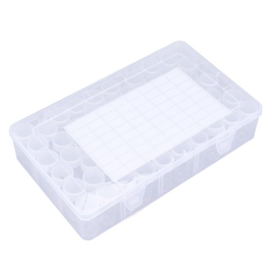 M Buder 60pcs Diamond Painting Storage Containers Portable Plastic Bead Organizer Bottle Box Set for Jewelry Crafts