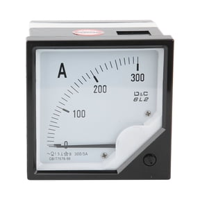M Buder 6L2 300A/5A Analog Panel Ammeter Pointer Current Meter Gauge Generator Set Instrument Circuit Measurement Tool