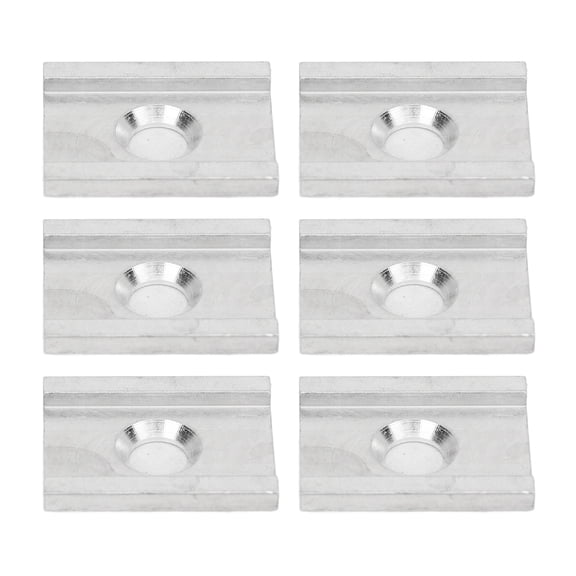 M Buder 6PCS Aluminum Kayak Track Adapter Plates Kit with O-Rings, Anodized Tight Connection for FeelFree, Johnny Boats, 3 Waters Kayaks
