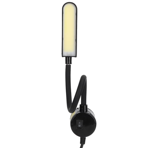 M Buder 6W 30 LED Sewing Machine Light High Brightness Gooseneck Lamp with Magnetic Base AC/DC 110-240V Corded Electric Portable Work Light (14.4 inches / 36.6 cm)