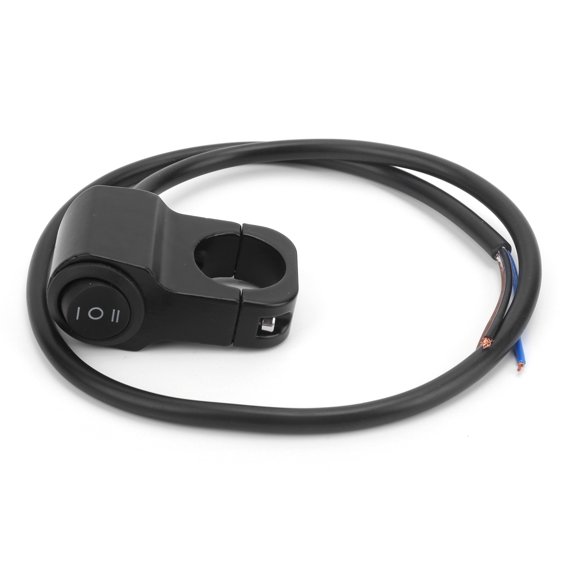 M Buder 7/8in Handlebar Switch Headlight Fog Lamp On Off Button with Colorful LED Indicator for 12V Motorcycle ATV, Waterproof Aluminum Alloy Multi-Function Controller (7/8 inches / 22mm)
