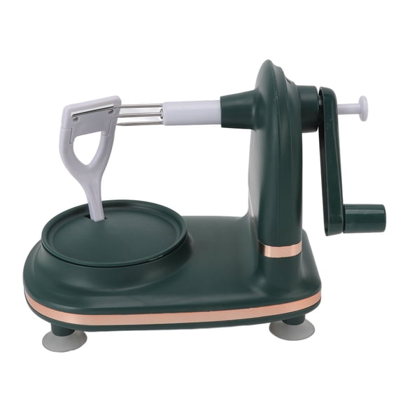 M Buder 8.3 inch Apple Peeler Multi Function Fast Peeling Durable ABS Pear Fruit Cutter Hand Crank Rotary Peeler for Home Kitchen, Upgraded Type