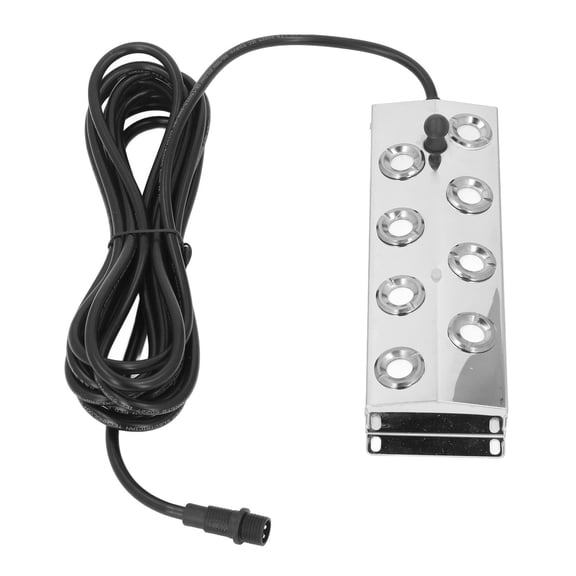 M Buder 8 Head Ultrasonic Fogger IP67 Waterproof 304 Stainless Steel Quiet Mist Maker with 5m Cord (16.4 ft) for Landscape DC45-48V Pond Fountain Humidifier