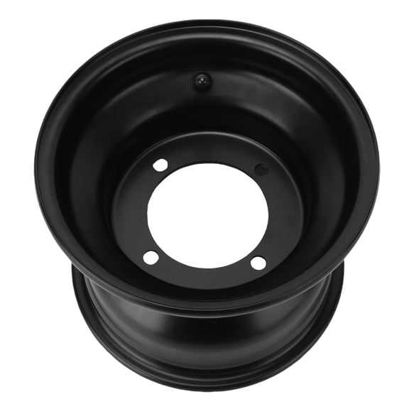 M Buder 8 Inch 18X9.50-8 ATV Wheel Rim Hub High Strength Metal Go Kart Replacement Part for Golfing Carts Black Heavy Duty Off-Road Accessory (8 inches / 20.3 cm)