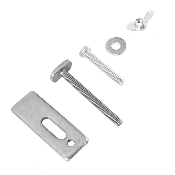 M Buder 8cm / 3.15 inches Iron T Slot Plate Clamp Wood Router Table For CNC Engraving Machine