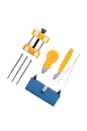 8pcs Watch Back Case Cover Opener Removal Tool Kit, Professional Watch Repairing Battery Replacement Tool Set for Watchmakers and Beginners, Plastic and Metal