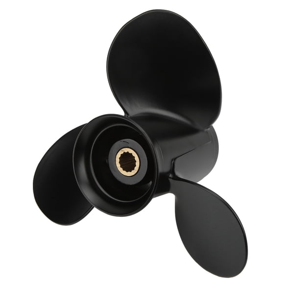 M Buder 9.25 inches / 23.5 cm Outboard Propeller 3 Blades 14 Teeth RH Aluminium Alloy Replacement for Tohatsu 9.9hp 15hp 20hp[cite: 1]