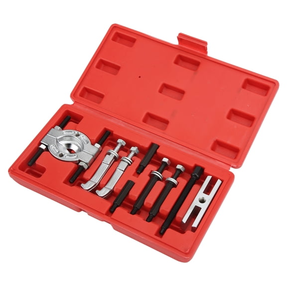 M Buder 9pcs Bearing Separator Puller Set Portable Bearing Removal Tool Kit Metal Bearing Splitter with Storage Case for Automotive Mechanics