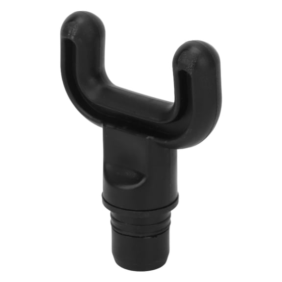 M Buder ABS Deep Tissue Muscle Massager Head Replacement U Shaped Attachment For Fascia Percussion Guns Spine Head Achilles Tendon Relaxation Therapy 0.7 Inches / 19mm Black Color
