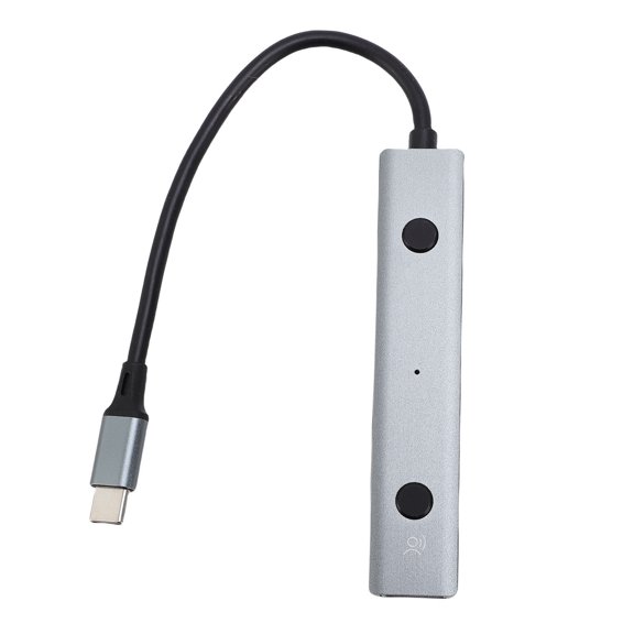 M Buder AI Voice Hub Type C to USB 2.0 Adapter Voice Control AI Tools for Laptops Desktops Tablets Enhance Your Workspace Productivity With Multi Port Expansion And Seamless Voice Integration