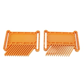 M Buder Adjustable Featherboard for Table Saws, Router Tables & Band Saws - Heavy Duty Woodworking Safety Device Stackable Board with 28pcs Hardware (Wheat, 6.6 inches / 16.8 cm)