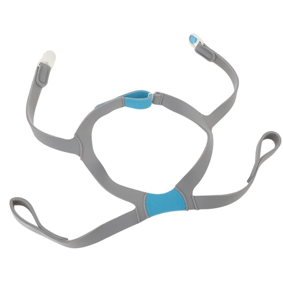 M Buder Adjustable Replacement Headgear Strap with Clips for Sports Face Guards & Masks, Soft Elastic Board Compatibility for Basketball, Football, Post Surgery Care