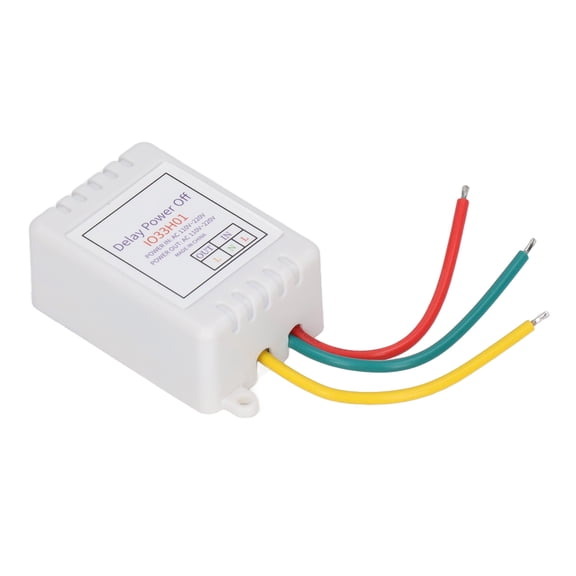 M Buder Adjustable Timer Delay Relay Switch 110V-220V Input 1 Channel Output for Control, Electrical System Power Time Relay Switch, 7A to 10A, Wide Voltage Range (With Protective Shell)