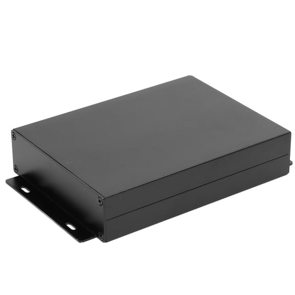 M Buder Aluminium Electric Box Waterproof Junction Enclosure Case, Matte Black Extruded Alloy Shell, 5.91 x 4.49 x 1.3 Inches (150 x 114 x 33 mm) for DIY PCB Wiring & Heat Dissipation
