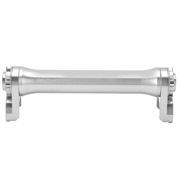 M Buder Aluminum Alloy Easy Wheel Extension Telescopic Bar for Brompton 3sixty Folding Bike, 4.88 inches / 124mm Contraction Length, Premium Modification Part, Silver