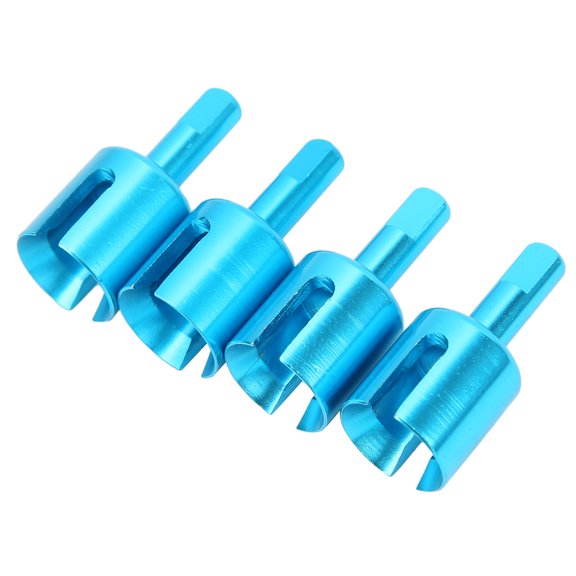 M Buder Aluminum Alloy Front & Rear Differential Joint Cup Upgrade Parts for Tamiya TT01 1/10 RC Car, High Strength Professional Radio Control Crawler Car Modification Replacement Accessories (Blue)