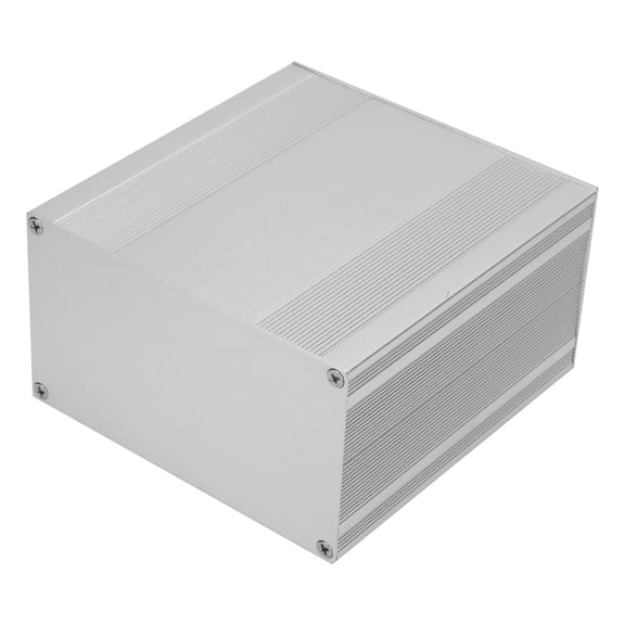 M Buder Aluminum Enclosure Case Silver DIY Electronic Circuit Board Project PCB Instrument Box, 3.2 x 5.7 x 5.9 inches / 82.2 x 145 x 150 mm