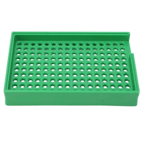 M Buder Anti-Static Screw Tray PP Slotted Storage Holder 3.5-4.0mm 160 Holes Capacity Organizer for Work Tool Box Hardware Accessories Portable Precision Handheld Tray Black