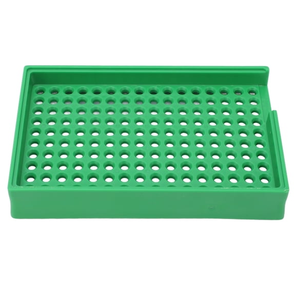 M Buder Anti-Static Screw Tray PP Slotted Storage Holder 3.5-4.0mm 160 Holes Capacity Organizer for Work Tool Box Hardware Accessories Portable Precision Handheld Tray Black
