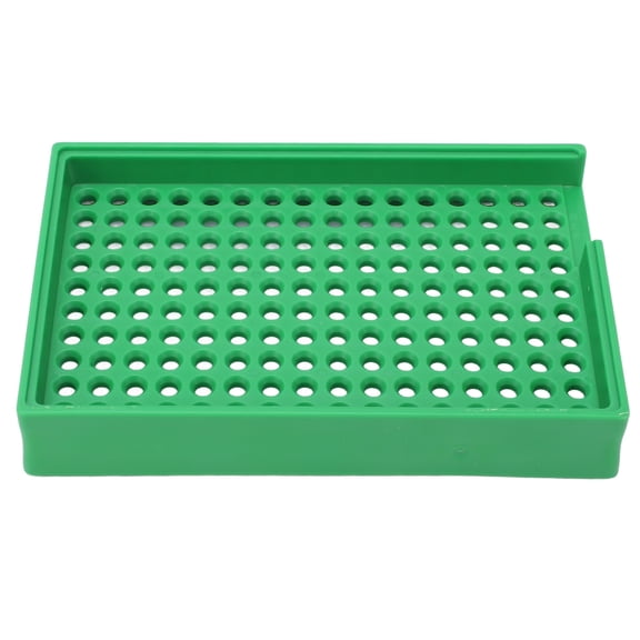 M Buder Anti-Static Screw Tray PP Slotted Storage Holder 3.5-4.0mm 160 Holes Capacity Organizer for Work Tool Box Hardware Accessories Portable Precision Handheld Tray Black