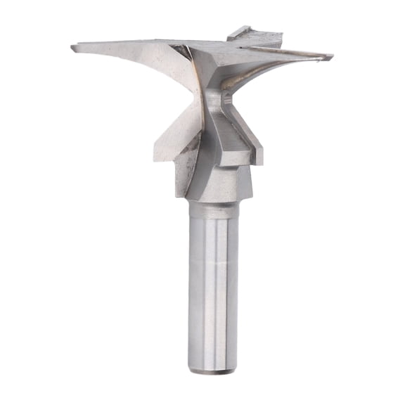 M Buder Arc Bending Integrated Router Bit R50 1/2 Inch Shank 3 Flute Woodworking Milling Cutter for 20-36mm Thickness Panel Wooden Door Wall Cabinet Trimming Crafting Accessory