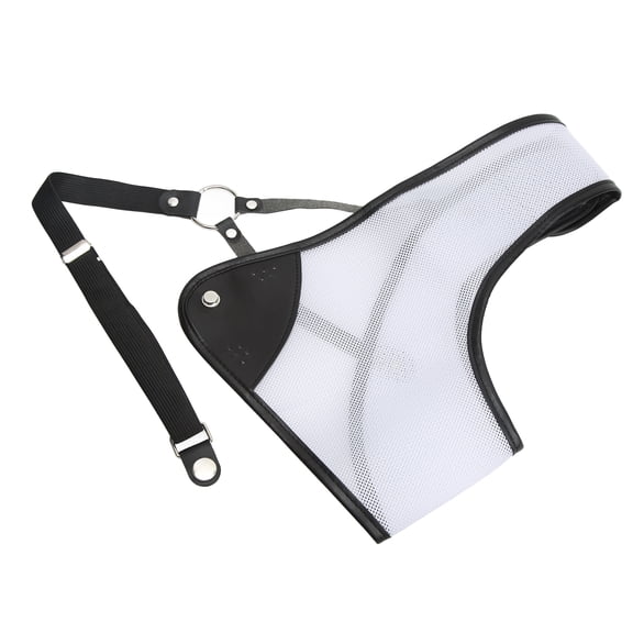 M Buder Archery Chest Guard Protector for Recurve & Compound Bows, Competition Professional Chest Guard, White, Size Medium (8.5x11.8 in / 21.5x30 cm)