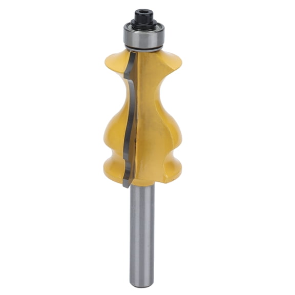 M Buder Architectural Molding Router Bit for Woodworking, 8mm Shank, 1.1 inches / 28mm Blade Diameter