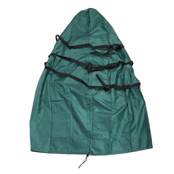 M Buder Artificial Christmas Tree Storage Bag, Dark Green 30x58 inches / 76.2x147.3 cm, Multi-Function Windproof Rainproof 420D Oxford Cloth Dust Cover for Upright Trees, Heavy Duty Zip