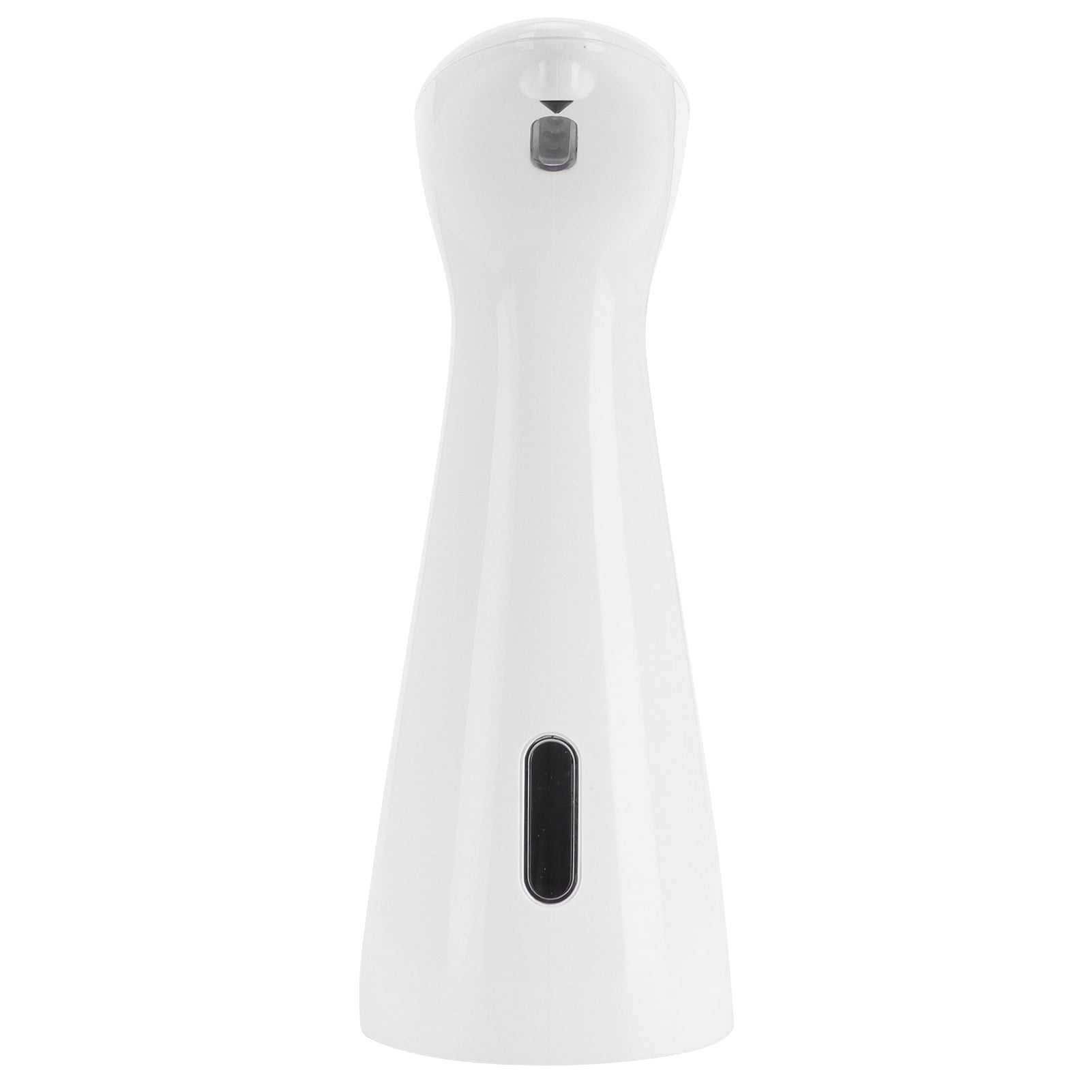 M Buder Auto Induction Soap Dispenser, Touchless Contactless Liquid Soap Container, Porcelain White ABS Bathroom Kitchen Hotel Countertop Accessory, 200ml / 6.7 oz Capacity
