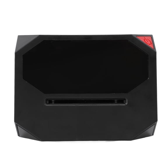 M Buder Automatic Card Dealer Machine, Quiet Rechargeable Battery Operated Poker Shuffler, 4.8x4.8x3.7 inches / 12.3x12.3x9.5 cm 360 Degree Rotating Card Dealer for Family Party Board Games (Black)