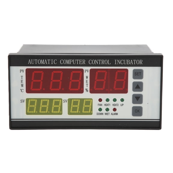 M Buder Automatic Egg Incubator Controller Thermostat Humidity Sensor XM-18 110V for Chickens Ducks Fowl (7.09 inches / 18 cm)