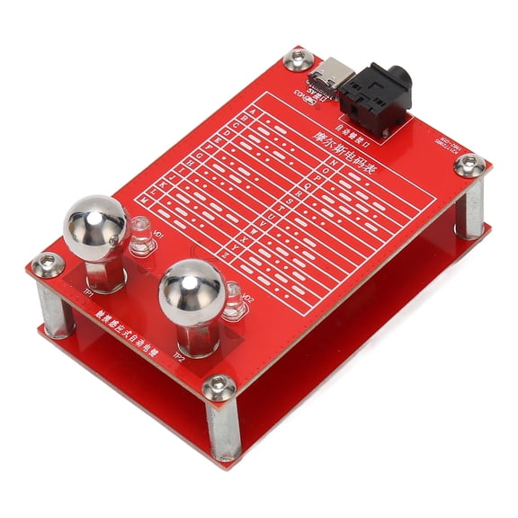 M Buder Automatic Telegraph Key 5V CW Morse Codes Keyer with Magnet Fixed Base for Shortwave Radio 3.5mm Output Interface