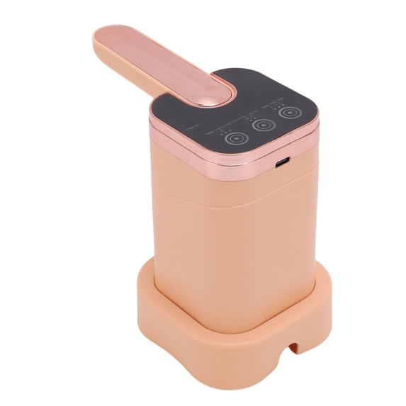 M Buder Automatic Water Dispenser for 5 Gallon Bottle, Portable Electric Drinking Water Pump with 3 Modes, Foldable Countertop Dispenser for Home Camping Travel Office - 5.1 inches Pink