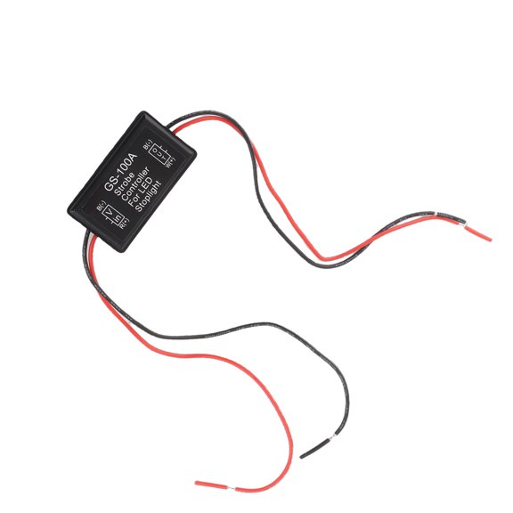 M Buder Automotive Brake Lights Strobe Controller Plastic LED Flash Control Module GS-100A 12V-24VDC Tail Stop Light Flasher Relay Safety Enhancer (3.15 inches / 8 cm) - Universal Fit