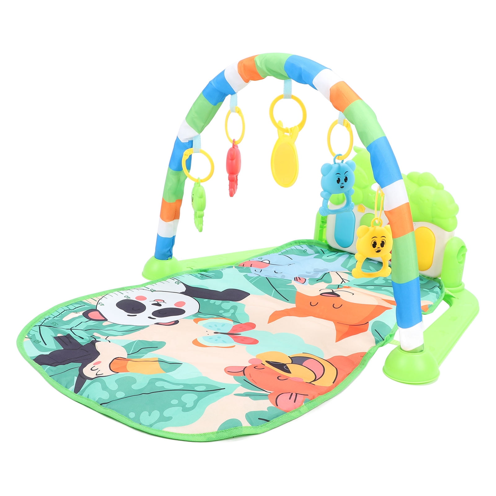 M Buder Baby Kick Piano Mat Soft Educational Folding Sensory Gym Learning Toy for Newborn, 14.5 inches / 37 cm